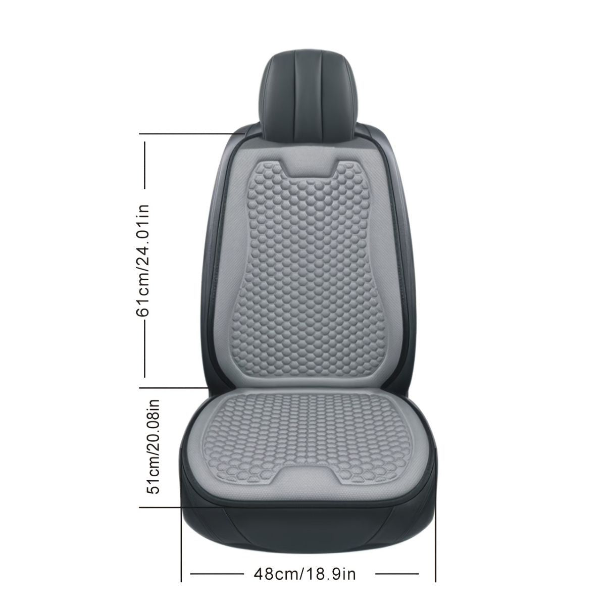 All-Season Car Seat Cushion Sedan Seat Cushion SUV Seat Cushion  Car Seat - Black - Size 01