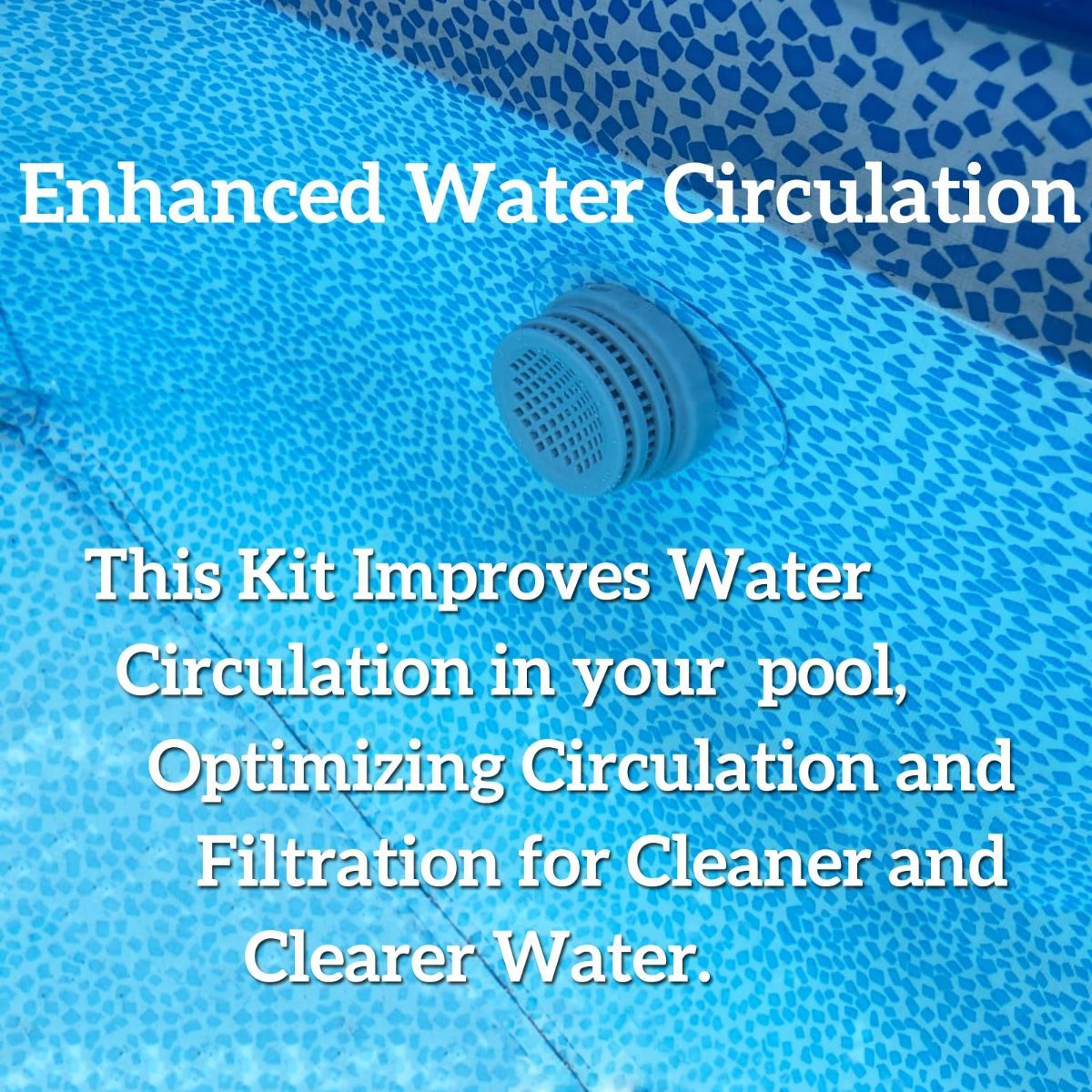 Pool Inlet Strainer Water Jet Connector Kits Compatible with Intex Above Ground Pool Strainers Replacement Parts,Includes Inlet Nozzle,Outlet Strainer Grid,Hole Plug 1.25 Inch Fittings