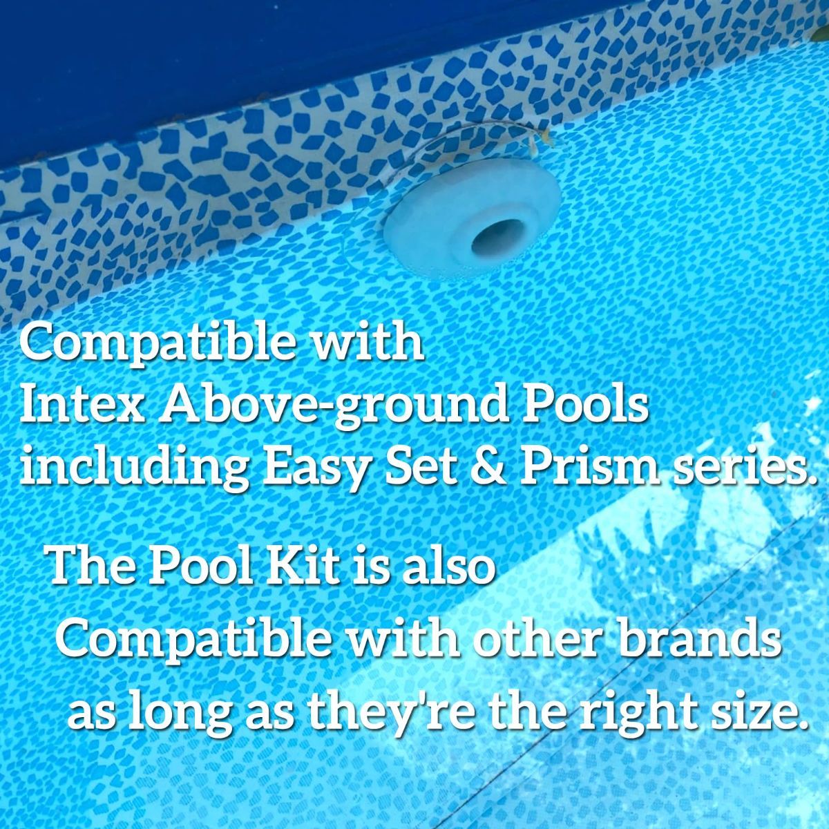 Pool Inlet Strainer Water Jet Connector Kits Compatible with Intex Above Ground Pool Strainers Replacement Parts,Includes Inlet Nozzle,Outlet Strainer Grid,Hole Plug 1.25 Inch Fittings