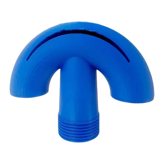 Pool Fountain Nozzle for Backyard Swimming Pools, Threaded Fountain Head Accessory for Home Pool Play and Relaxation Nozzle Threaded Attachment Backyard Accessory Swimming Head Return Curved Moving - Blue - Size 5Pcs
