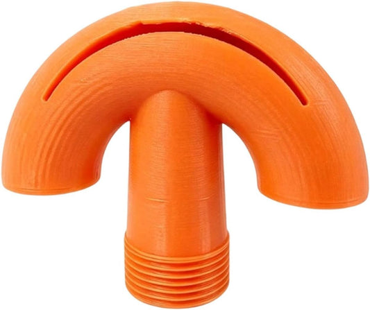 Pool Fountain Nozzle for Backyard Swimming Pools, Threaded Fountain Head Accessory for Home Pool Play and Relaxation Nozzle Threaded Attachment Backyard Accessory Swimming Head Return Curved Moving - Orange - Size 5Pcs