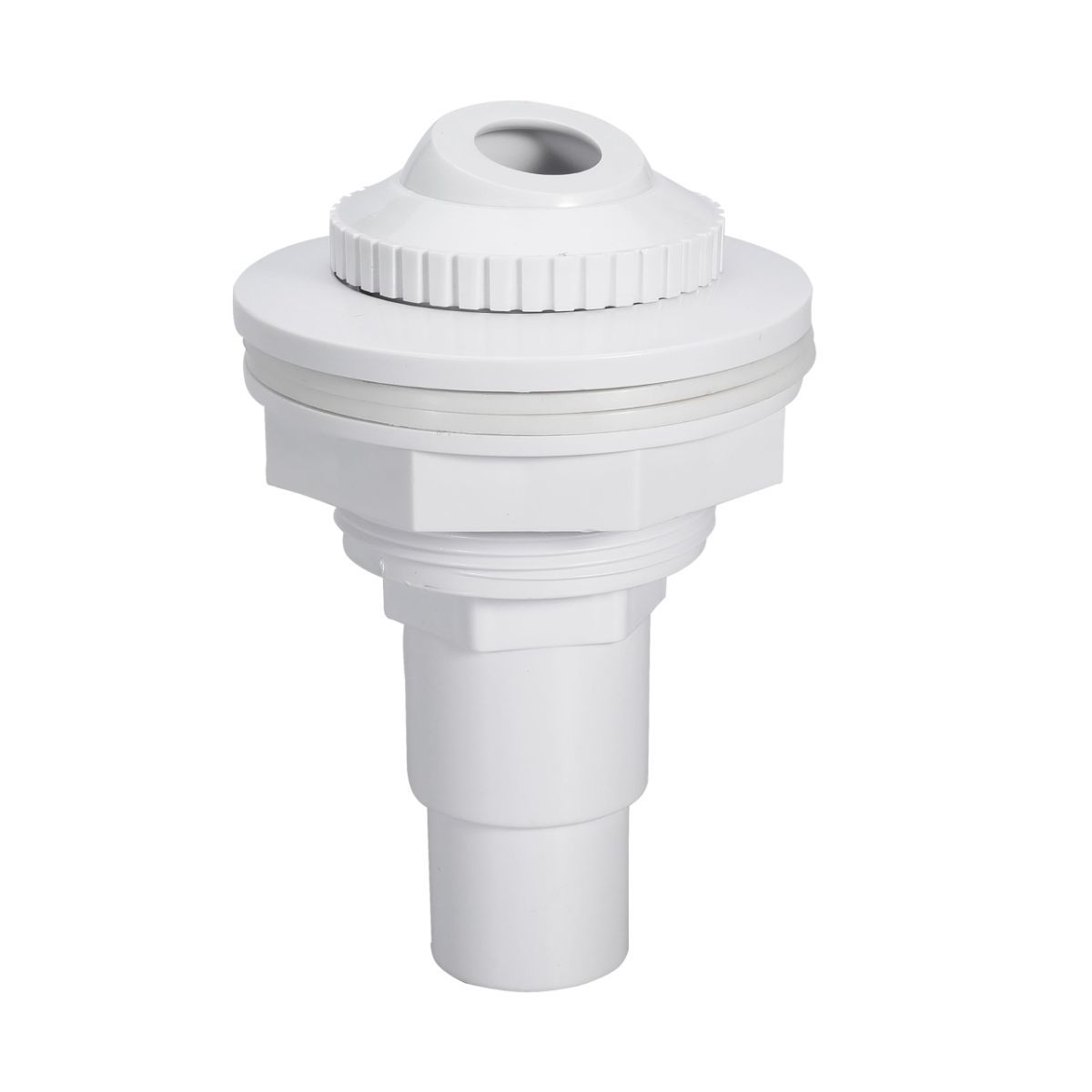 Pool Return Jet Fitting Above Ground Pool Complete Pool Return Jet Kit with Gaskets and Hose Adapter - White - Size 1pcs