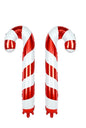 Trendbay 2pcs Extra-Large Red & White Striped Candy Cane Balloons