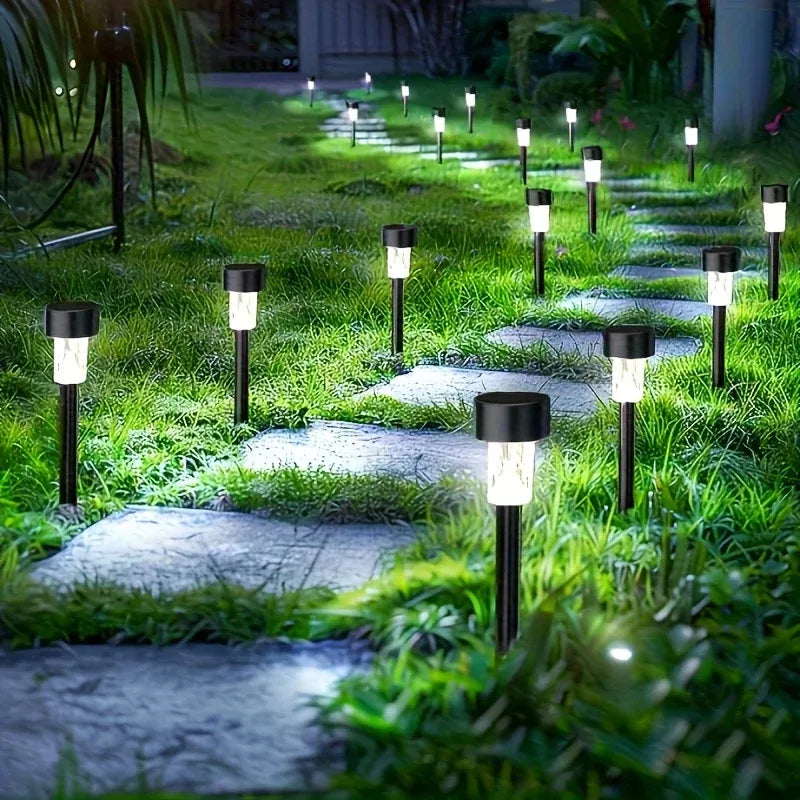 10-Pack Solar Garden Pathway Lights – 31.5cm