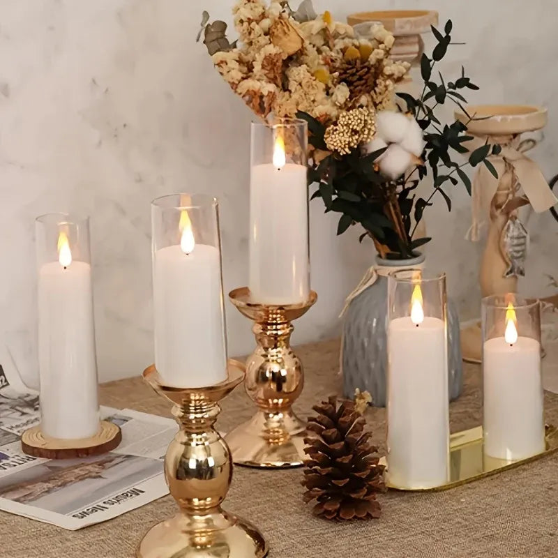 Flameless LED Candle Set Flickering Flame Effect 24pcs