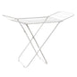 Mini Double-Wing Floor-Standing Folding Clothes Drying Rack-White