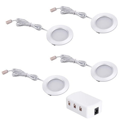RV Interior Lights AIBOO Super Slim LED Ceiling Lights DC12V 2W 200LM Full Aluminum RV Recessed Lighting for Camper Van Motorhome Sailboat Houseboat 2700K Warm White(4 Pack)