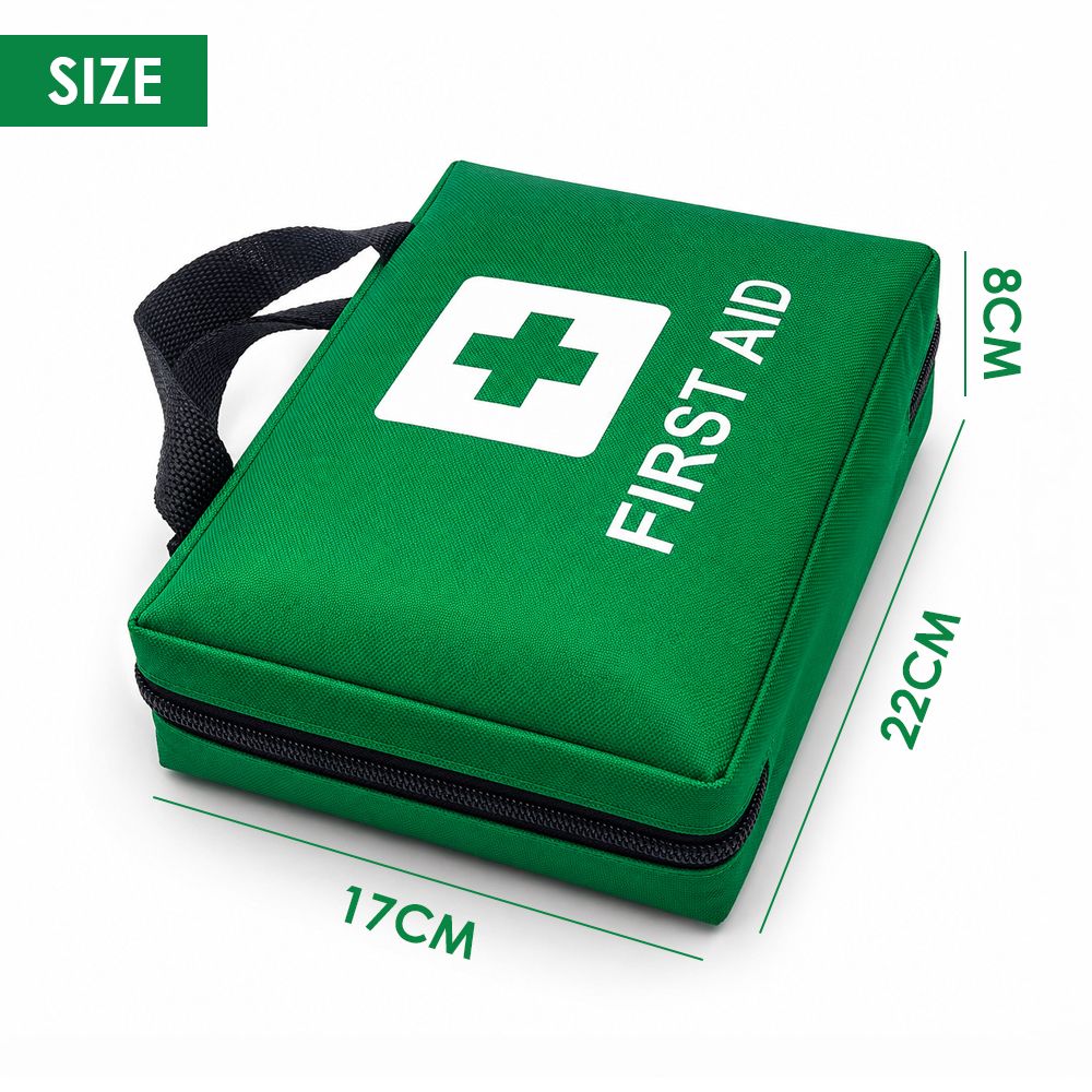 210-Pcs Deluxe Emergency First Aid Kit – ARTG Registered Australian Standard Medical Survival Bag for Home, Office, Car, Camping & Travel Safety