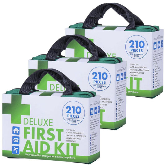 630-Pcs Deluxe Emergency First Aid Kit – ARTG Registered Australian Standard Medical Survival Bag for Home, Office, Car, Camping & Travel Safety