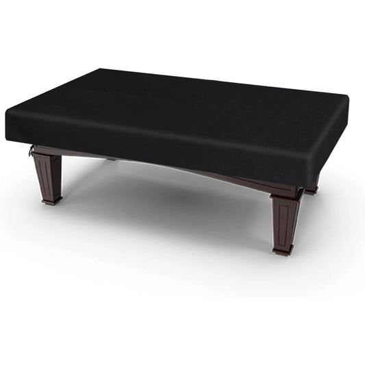 8 Feet Pool Table Cover, Waterproof & Dustproof 420D Oxford Cloth Billiard Pool Table Cover for Pool Table 8FT Fitted(Black)