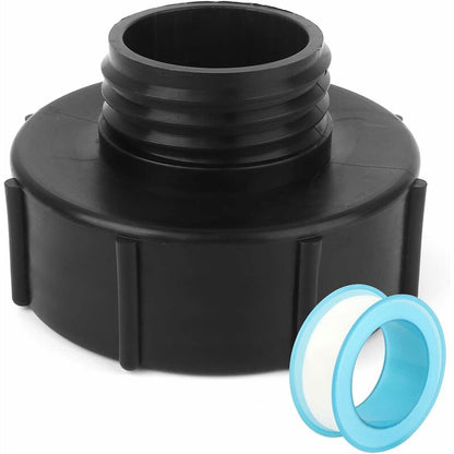 Ibc Adapter, 1000L Tank Tap S100, With Ptfe Tape, Sealing Tape, Ibc Tap Connector For Garden Tap, For Tank Adapter (2