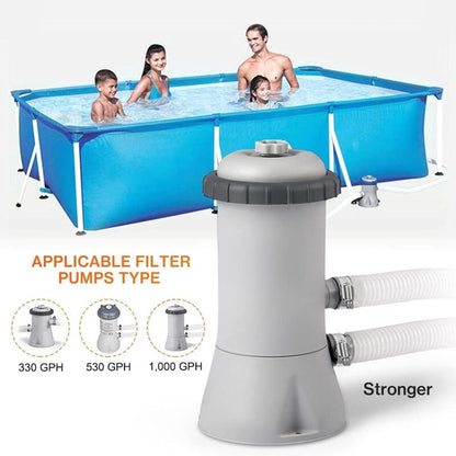 1.25" Diameter Pool Replacement Hose For Above Ground Pools, Pool Hose With Metal Clamp For Intex Filter Pump - 1.5