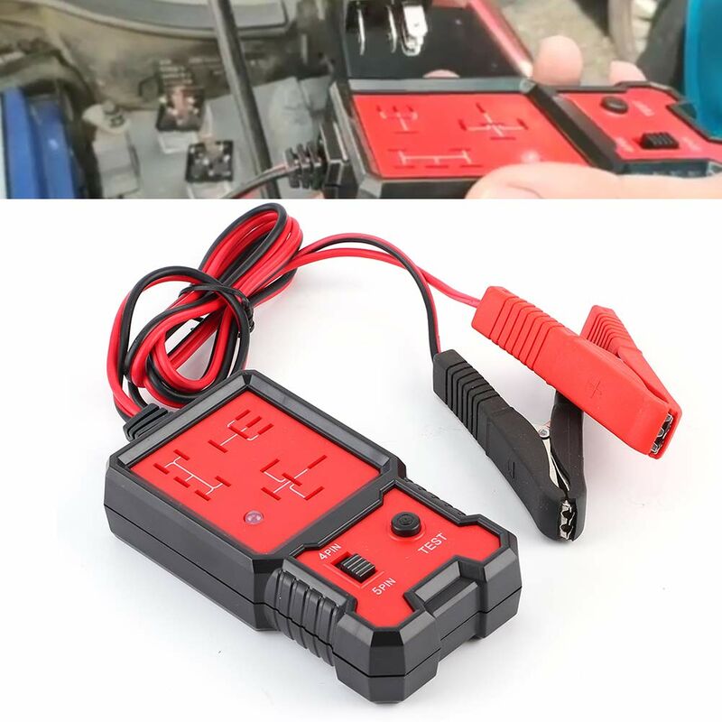 Automotive Relay Tester, 12V Electronic Automotive Relay Tester Auto Car Diagnostic Battery Checker Tool