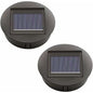 2 pcs Solar Lights Replacement LED Solar Panel Cover Replacement Outdoor Lighting Garden Decoration