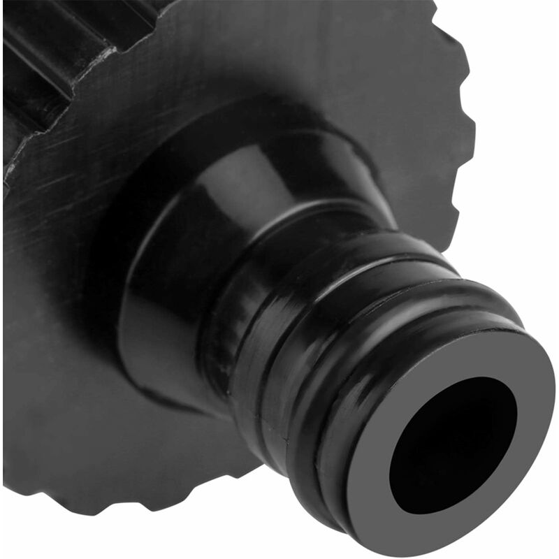 Universal Water Tap Hose Connector For Car Wash Garden Hose Quick Connector Tap Adapter Diameter Less Than 16Mm (Black)
