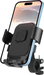 Bicycle Phone Holder - Motorcycle Phone Holder - 1 Second Automatic Locking - 360 Degree Rotating Bicycle Handlebar Phone Holder - Suitable for Mountain Bikes, Electric Scooters, and Other Models