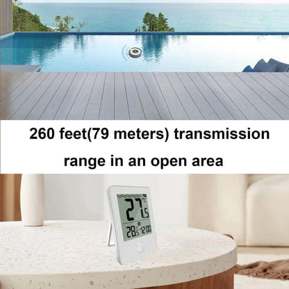 Floating Pool Thermometer Wireless with LED Display IPX8 Water Resistant, for Pool and Spa