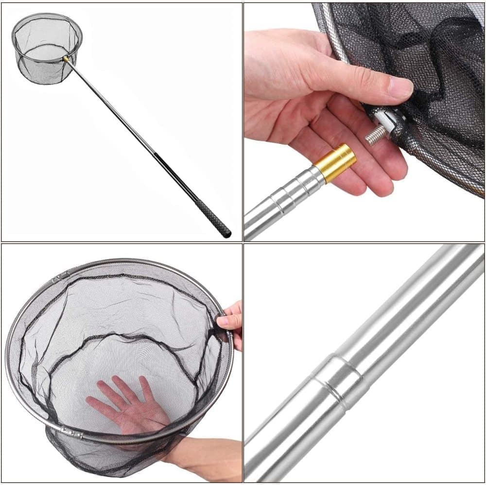 Pool Cleaning Net, 147 cm, Skimmer Net for Pool Spa and Pond