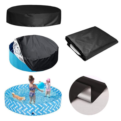 1 Round Pool Cover, 162x30cm, for Children, Sandbox & Toys Protection, Sun Protection, Dog Pool Cover
