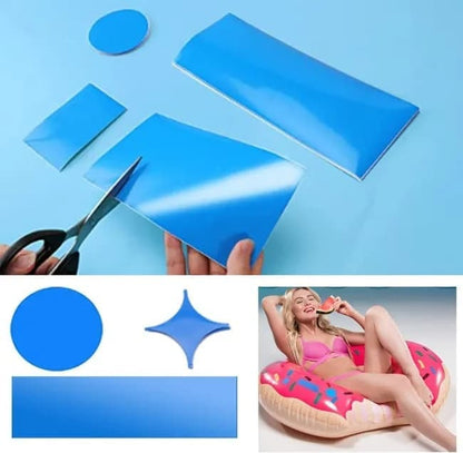 20 pcs PVC Pool Repair Kit, Self-Adhesive Waterproof Patches for Pools and Inflatables