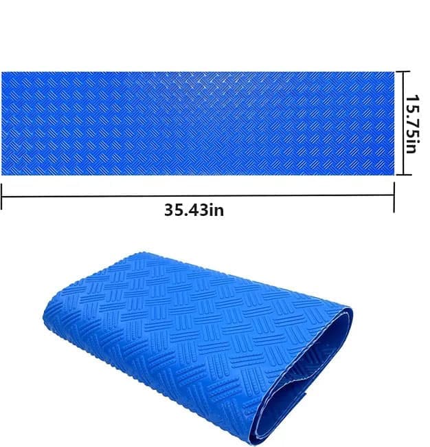 Non-Slip Pool Ladder Mat for Above-Ground Pools, 90 x 40 cm, Anti-Slip Protection with Non-Slip Pattern