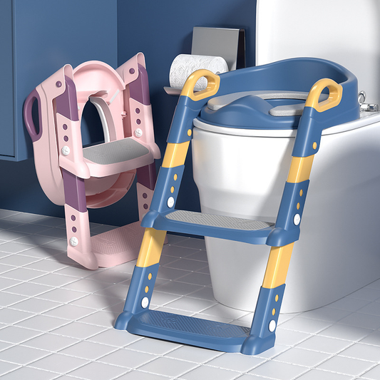 NEW Potty Training Toilet With Step Stool Ladder & Soft Seat For Toddlers & Kids(Pink)