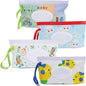4x Baby Wipes Holder - Moist Tissue Holder - Refillable Portable Wet Wipes Holder - Non-Toxic - Dustproof - With Lanyard - Wet Wipes Box - Baby Wipes Box - Dispenser - Baby Gift - For Makeup Wipes, Cleansing Wipes