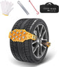 Snow Chains - Safety - Winter Car - Tires - Quick and Easy Installation - For Various Tire Sizes - For Car/SUV Tire Widths With 165 mm-265 mm - Jump Start Anti-Slip Chains - 40x11 cm - Yellow - 1 Piece
