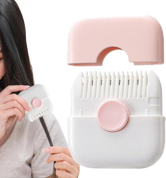 Split End Trimmer - Split End Remover - 2-In-1 Hair Clipper - Hair Clipper - Hair Clipper - Hair Trimmer - Hair Remover - Hair Styling Devices - For Head Hair - For Men and Women - Mini - Portable - Pink