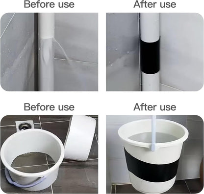 1.5 m*10 cm - waterproof repair tape - for repairing swimming pools, tents and ponds - repair tape - waterproof adhesive tape - leak-proof tape - insulation tape - sealing tape - for pipes, tents, swimming pools - black