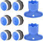 Set of 8 pieces - water-saving aerator - tap screen aerator - tap aerator - tap attachment - universal tap attachment - 18.5mm - blue - ABS - tap connector