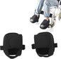 2PCS Wheelchair Shoe Holders, Oxford Wheelchair Anti-Fall Restraint Shoes Support with Fixed Straps for Elderly Patient Recovery