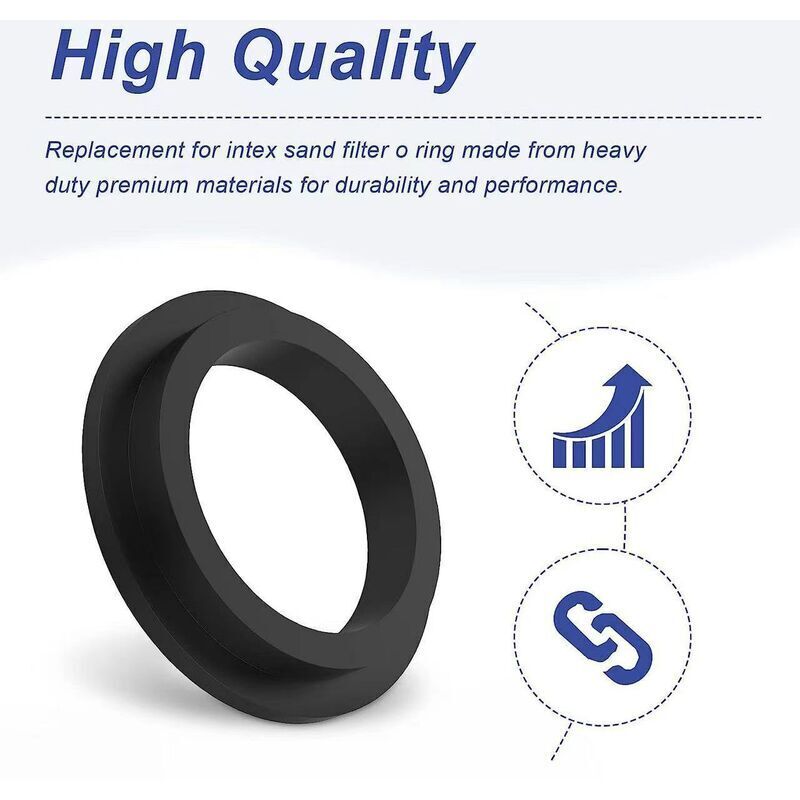 4 pcs 11412 Pool Filter Pump Washers L-ring Compatible with INTEX Sand Filter Pump Motor
