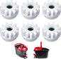 6Pcs Spin Mop Replacement Parts, Spin Mop Bucket Clutch Bearing Gear Replacement Compatible with Ocedar, One Way Bearing Bucket Gears Pedal Repair Replacement for Vileda and More Rotation Mop