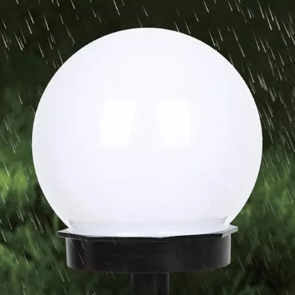 6 Pack Solar Powered Garden Stake Lights with Automatic Dusk to Dawn Sensor, IP44 Weatherproof Path Lighting, Cool White, 35 cm