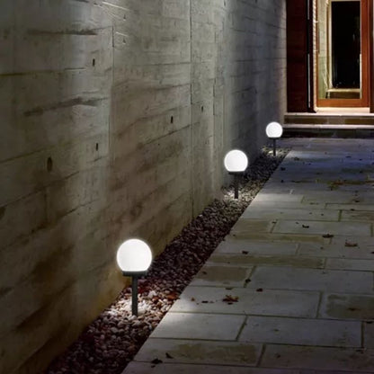 6 Pack Solar Powered Garden Stake Lights with Automatic Dusk to Dawn Sensor, IP44 Weatherproof Path Lighting, Cool White, 35 cm