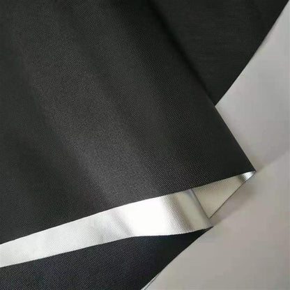 Portable Blackout Window Blind with Self-Adhesive Hook and Loop Straps, No-Drill Polyester Sun Blocker for Travel and Bedrooms, 150 x 200 cm