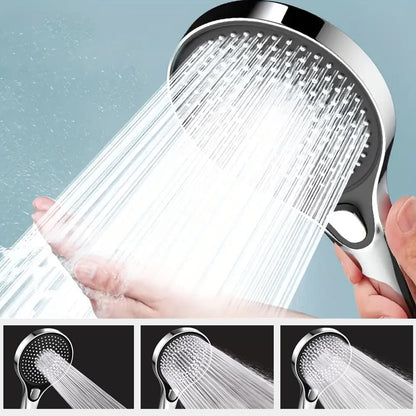 High Pressure Shower Head with Large Panel- Pressure Boosted, Super Powerful Rain Shower for Bathroom, high-pressure spray