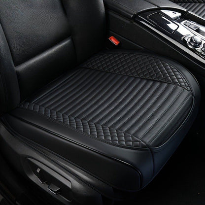 Front Seat cover, Nappa Leather Seat Cushion, Universal Car Seat Protector, Car Seat Cushion, Car Cushion, Black
