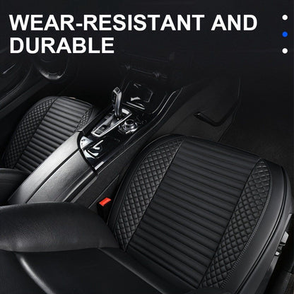 Front Seat cover, Nappa Leather Seat Cushion, Universal Car Seat Protector, Car Seat Cushion, Car Cushion, Black
