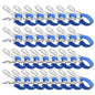 30 Pieces Windproof Pool Cover Clips For Above Ground And Hard Edged Pools, for Practical Home, Travel and Everyday Use, Blue