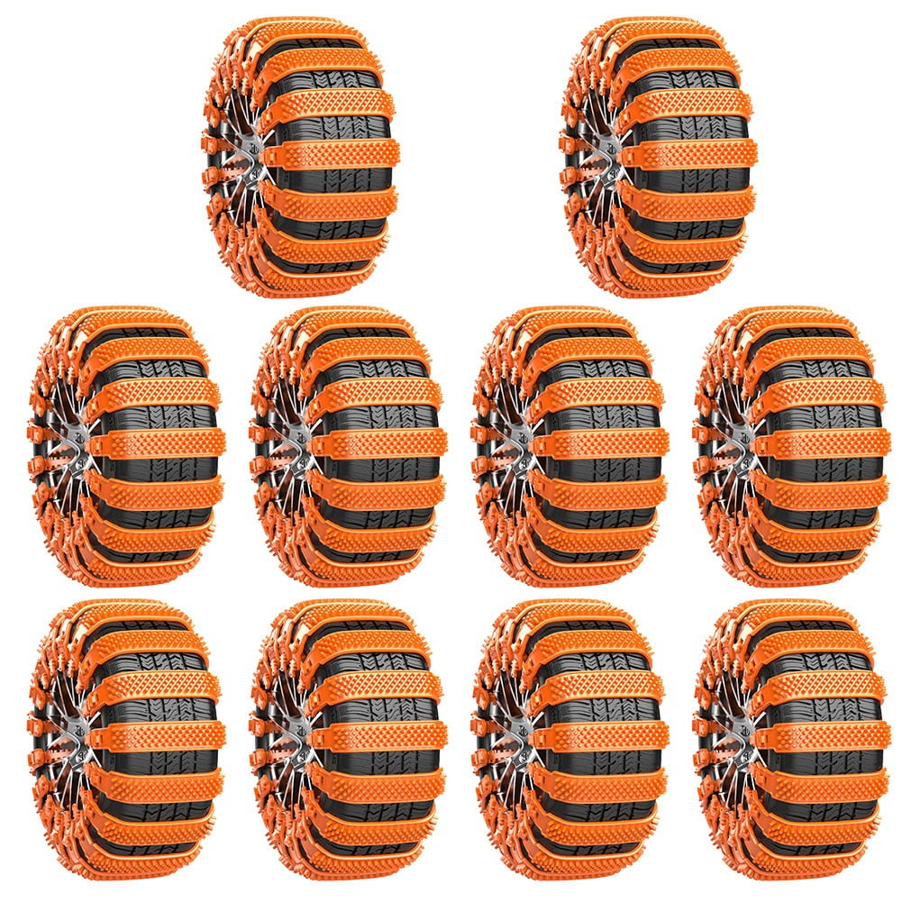 10Pcs Chain Auto Winter Tire Wheels Chains Anti Skid Chains For Car Truck Suv