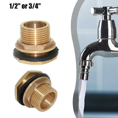 Water Butt Water Tank Tap Buckets Connector Brass Bib Tap Click-lock Fitting 45720 Smile Home 45720