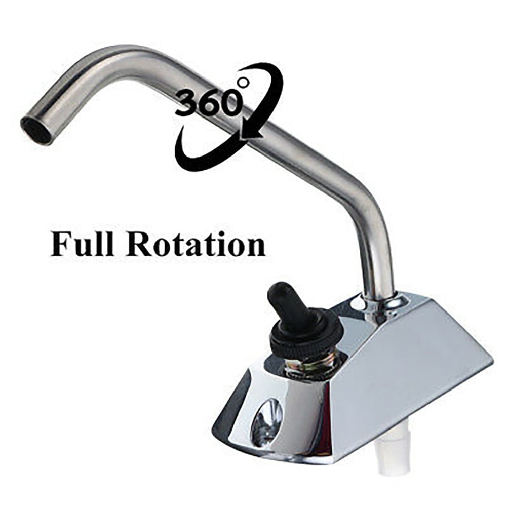 12V Galley Electric Water Pump Tap Faucet Water Tap W/ Switch for Caravan Boat