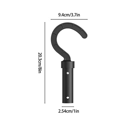 Plastic Hook for All Robotic Pool Cleaner,Customized for Pool Robot,Plastic Pool Hook for Poles - Easy Attach to Telescopic Poles,Pool Accessories for Pool Vacuum Robot,3.7'x8'(Black) Black1