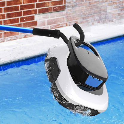 Plastic Hook for All Robotic Pool Cleaner,Customized for Pool Robot,Plastic Pool Hook for Poles - Easy Attach to Telescopic Poles,Pool Accessories for Pool Vacuum Robot,3.7'x8'(Black) Black1