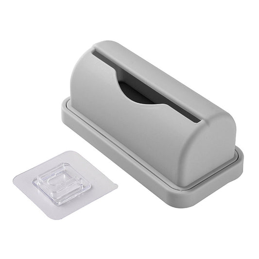 Trash Bags Dispenser Bag Dispenser For Small Bin Liner Kit Trash Bag Dispenser For Bottom Of Can Trash Can Liner Dispenser No Punching Required Wall Mount Garbage Bag Dispenser Gray