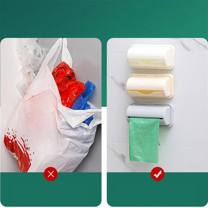 Trash Bags Dispenser Bag Dispenser For Small Bin Liner Kit Trash Bag Dispenser For Bottom Of Can Trash Can Liner Dispenser No Punching Required Wall Mount Garbage Bag Dispenser Gray