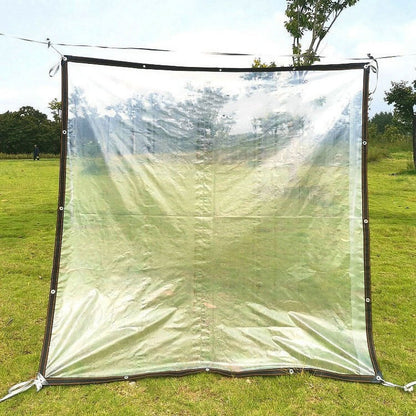 Clear Tarps Heavy Duty, Waterproof Tarpaulin Cover Greenhouse Garden Plant Patio 5 x 6.5FT 5*6.5ft