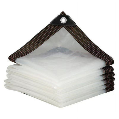 Clear Tarps Heavy Duty, Waterproof Tarpaulin Cover Greenhouse Garden Plant Patio 5 x 6.5FT 6.5*8ft